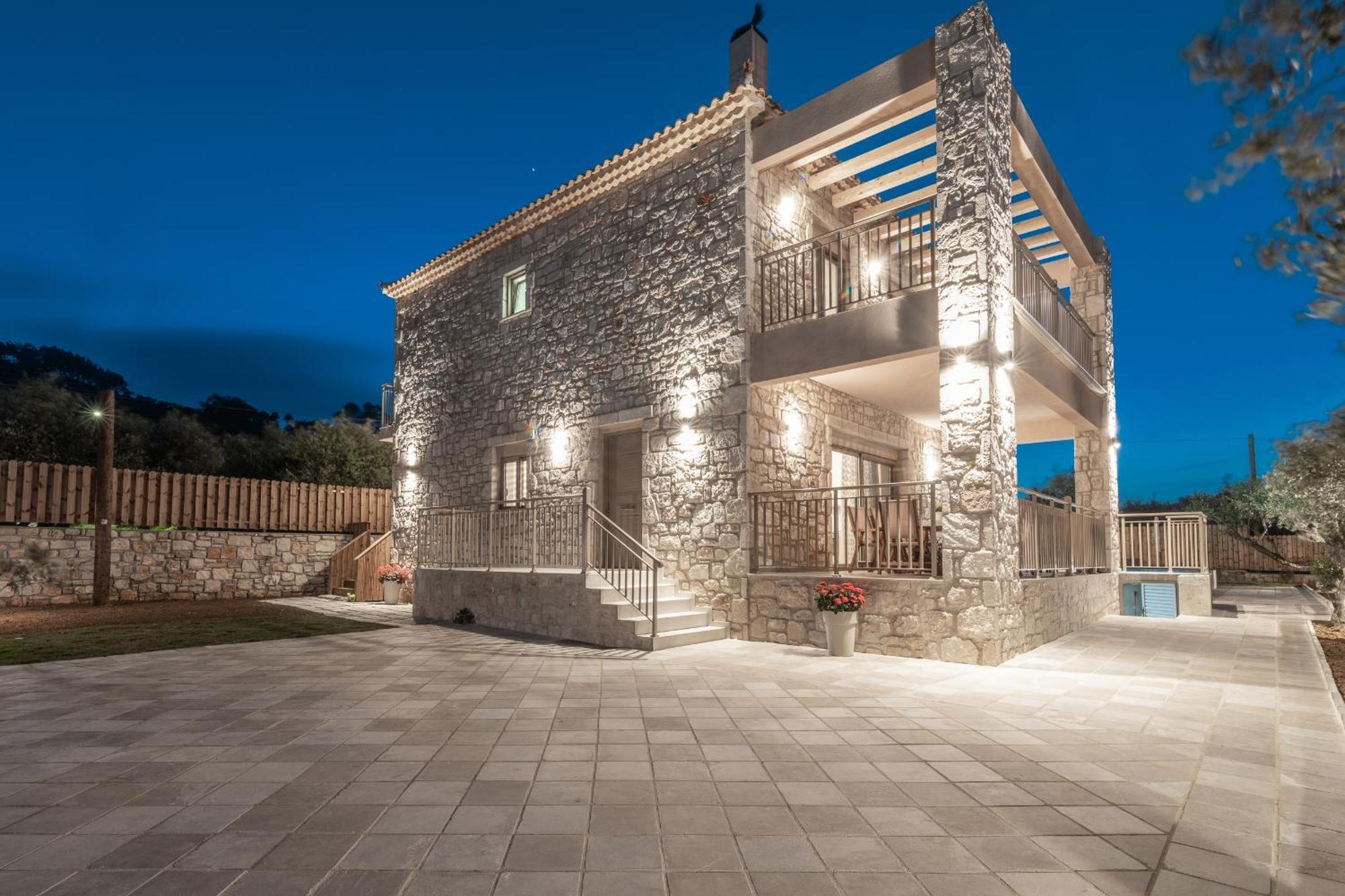 Claudio Stone House Villa Vasilikí Buitenkant foto